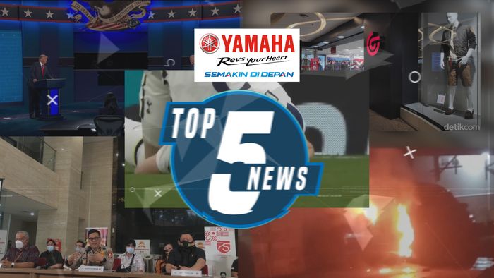 Top 5: Trump Vs Biden Debat Pamungkas, Pidana di Kebakaran Kejagung