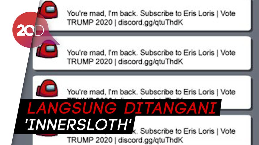 Saat Game Among Us Penuh Spam Kampanye Trump