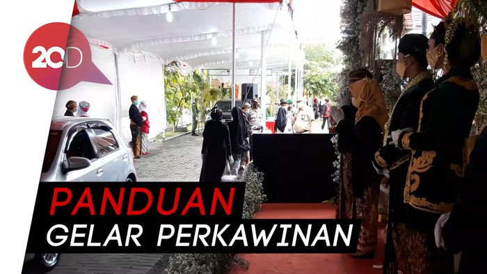 Simulasi Hajatan Perkawinan Bergaya Drive Thru di Boyolali