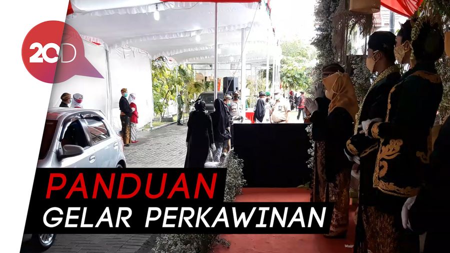 Simulasi Hajatan Perkawinan Bergaya Drive Thru di Boyolali
