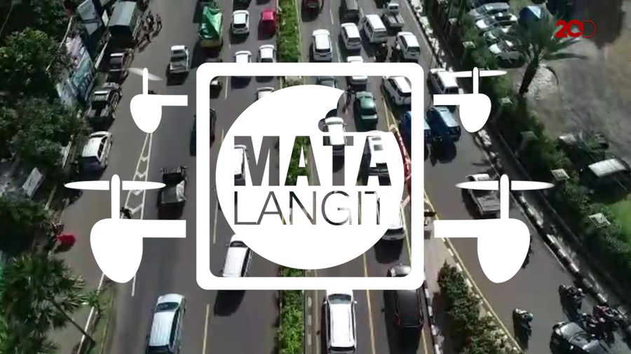 Melihat dari Langit Kemacetan Parah di Simpang Gadog-Tol Jagorawi