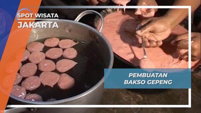 Bakso Gepeng Jakarta, Unik dan Khas Membuatnya 