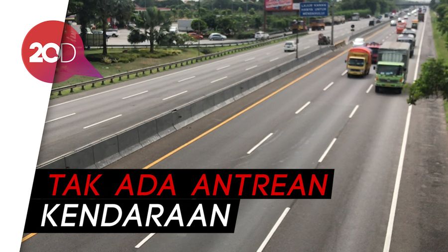 Tol Japek Terpantau Ramai Lancar