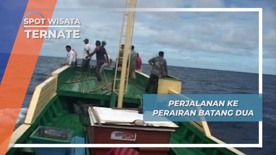 Ayunan Ombak Menuju Spot Pancing, Perjalanan Perairan Batang Dua Ternate