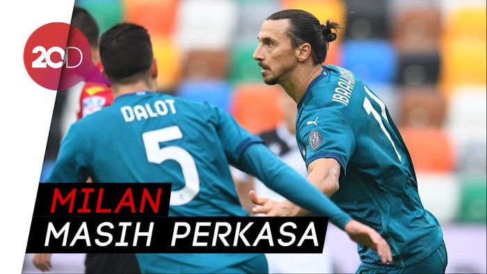 Aksi Gemilang Ibrahimovic yang Bikin Milan Menang Lagi
