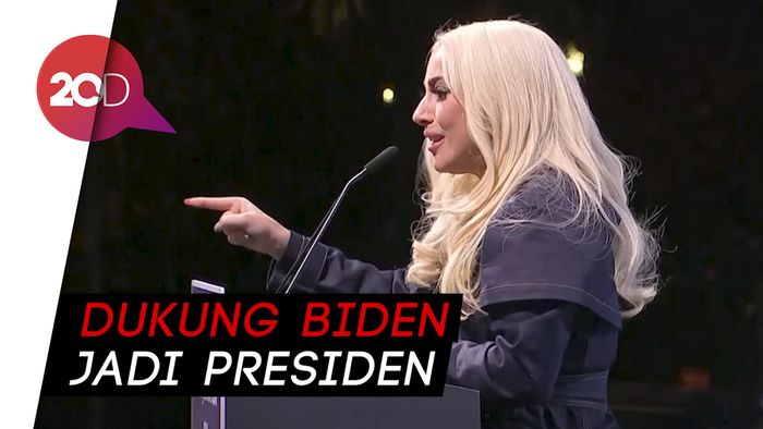Lady Gaga Kecam Donald Trump di Pidatonya