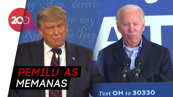 Trump vs Joe Biden Saling Serang di Media Sosial