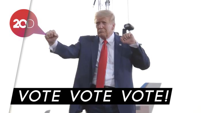 Minta Warga untuk Vote, Donald Trump Unggah Video Sedang Joget