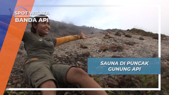 Puncak Gunung Api di Banda Api