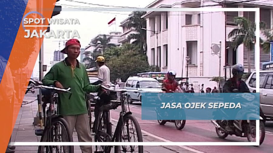 Ojek Sepeda, Sarana Jasa Trasportasi Jakarta Yang Masih Eksis
