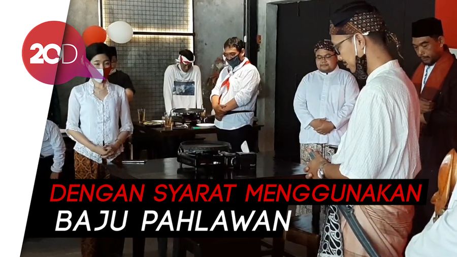 Sambut Hari Pahlawan, Rumah Makan Solo Beri Makan Gratis