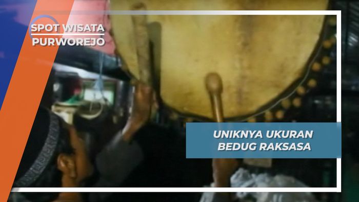 Bedug Raksasa Purworejo, Kreasi dari Kayu Jati dan Kulit Banteng