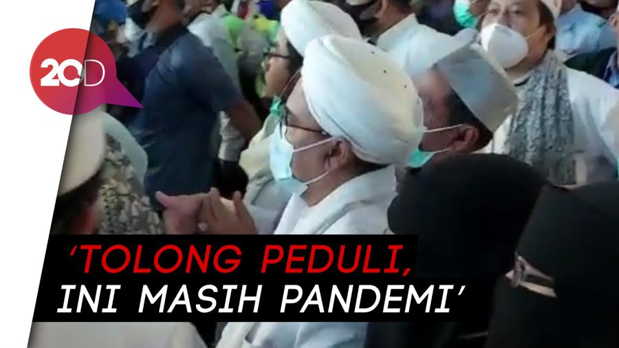 Komentar Satgas soal Kerumunan Massa Penjemput Habib Rizieq