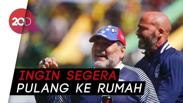 Kondisi Diego Maradona Usai Operasi Otak: Sangat Baik dan Penuh Energi