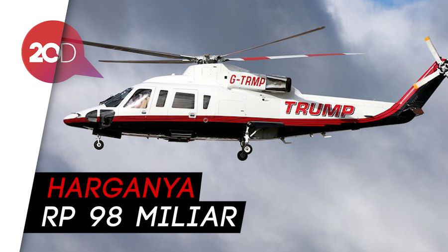 Donald Trump Dikabarkan Jual Helikopter Emas