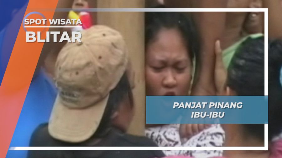Panjat Pinang Ibu-ibu, Blitar