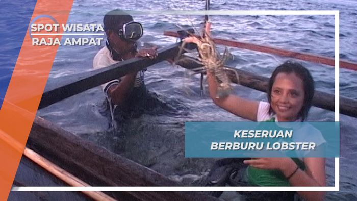 Berburu Lobster, Salah Satu Mata Pencaharian di Desa Arborek Raja Ampat