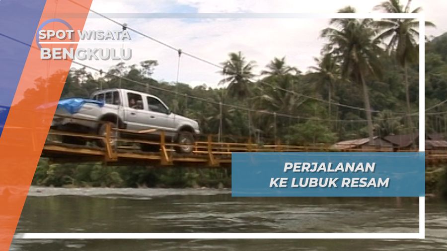 Tanjakan dan Turunan Tajam Menggapai Air Panas Lubuk Resam Bengkulu