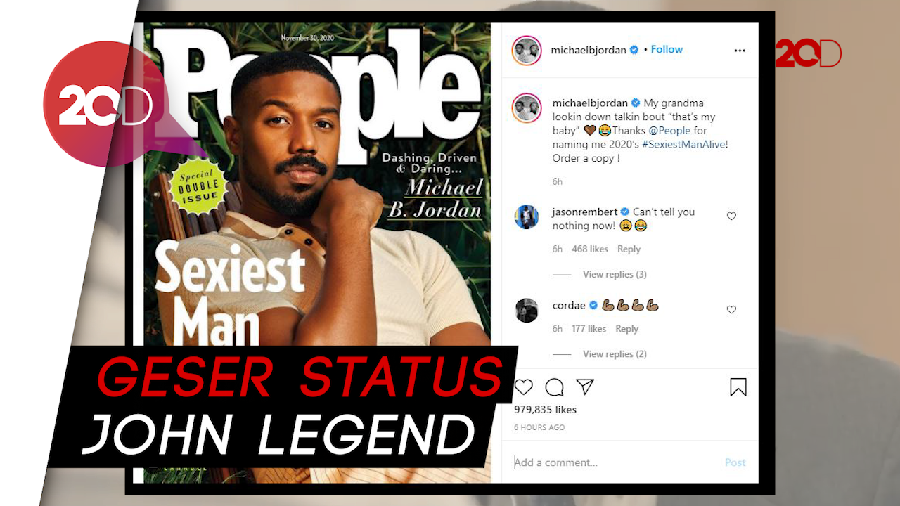 Michael B. Jordan Dinobatkan Jadi Pria Terseksi Sejagad Raya