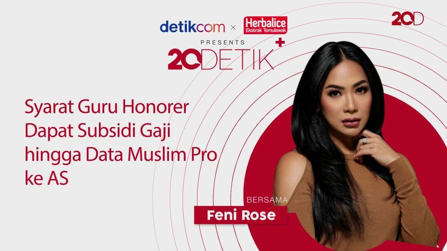 20Detik+ bersama Herbalice: Subsidi Guru Honorer hingga Penjualan Data Muslim Pro