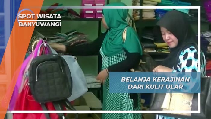 Kerajinan Kulit Ular Asal Banyuwangi