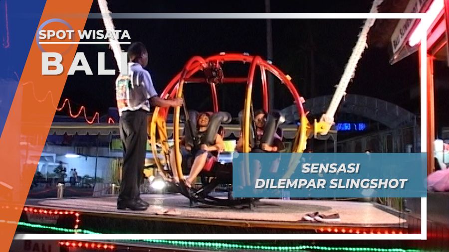 Slingshot Bali, Nyaliku Terlempar Tinggi Jauh Ke Langit Malam