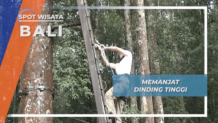 Wall Climbing, Menaklukan Dinding Nyali di Ketinggian Bedugul Bali