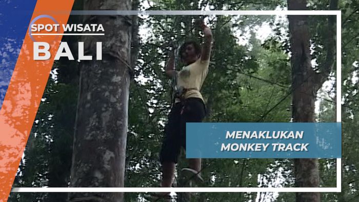 Monkey Track, Menguji Nyali Di Atas Satu Kabel Bedugul Bali