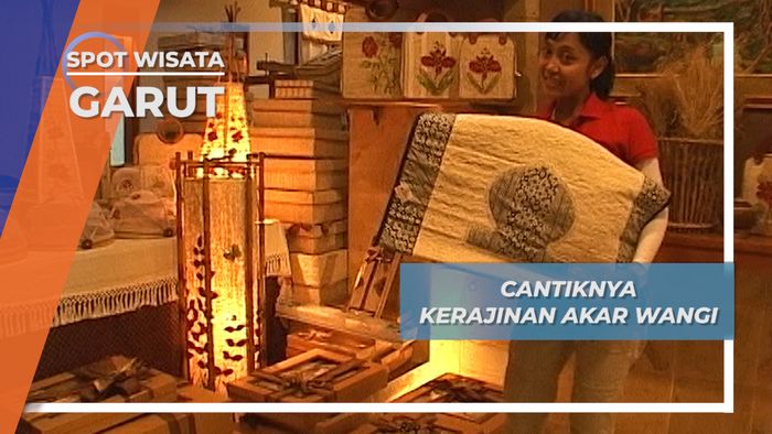 Dari Tas hingga Sajadah, Berbagai Kerajinan Akar Wangi Legok Pulus Garut yang Memukau