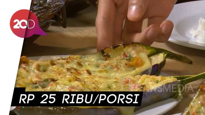 Bikin Laper: Santap Penyetan Terong Mozarella