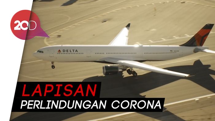 Delta Air Lines AS Blokir Deretan Bangku Tengah hingga 2021