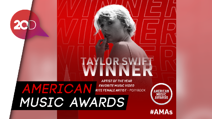 Taylor Swift Sabet 3 Piala, Ini Daftar Pemenang AMAs 2020