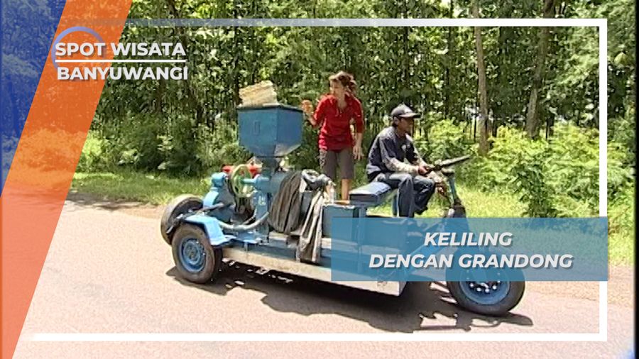 Keliling Desa Karetan Banyuwangi Naik Grandong 