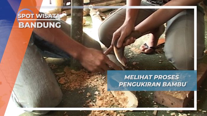  Melihat Proses Pengukiran Bambu, Bandung