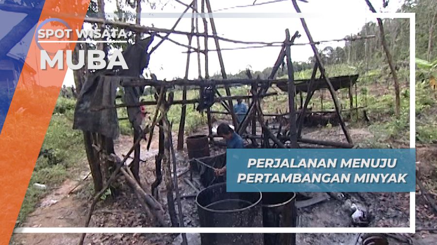 Perjalanan Menuju Pertambangan Minyak Desa Sungai Angit, Muba