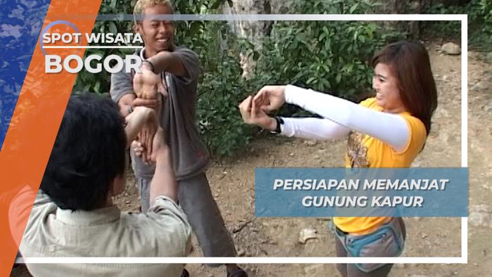 Persiapan Memanjat Tebing Gunung Kapur Ciampea Bogor