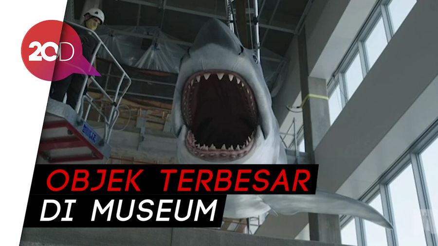 Hiu di Film Jaws Resmi Dipajang di Museum Oscar