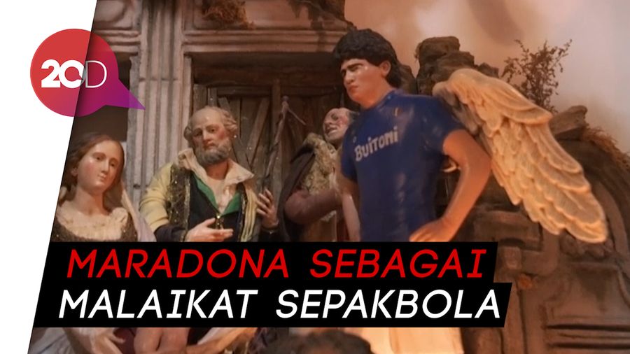 Patung Maradona Bersayap, Tanda Penghormatan Seniman Italia