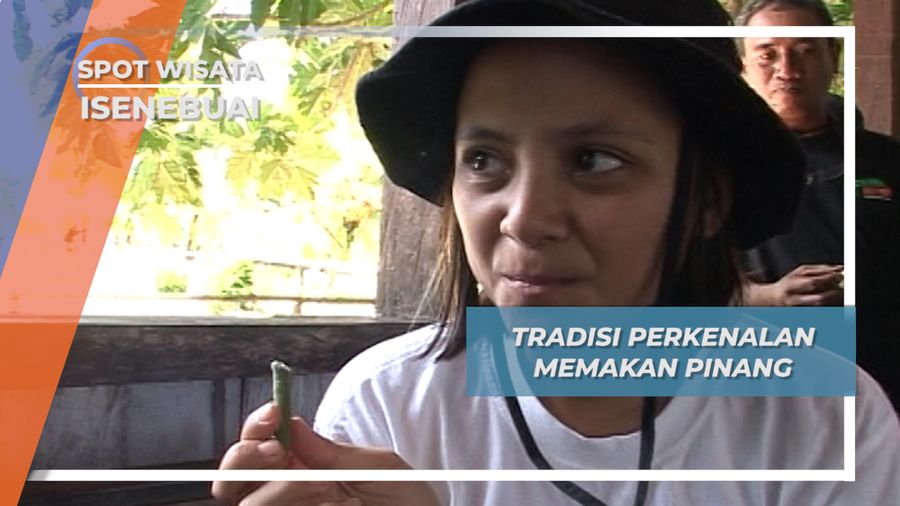 Tradisi Perkenalan Memakan Pinang, Isenebuai, Pulau Rumberpon, Papua Barat