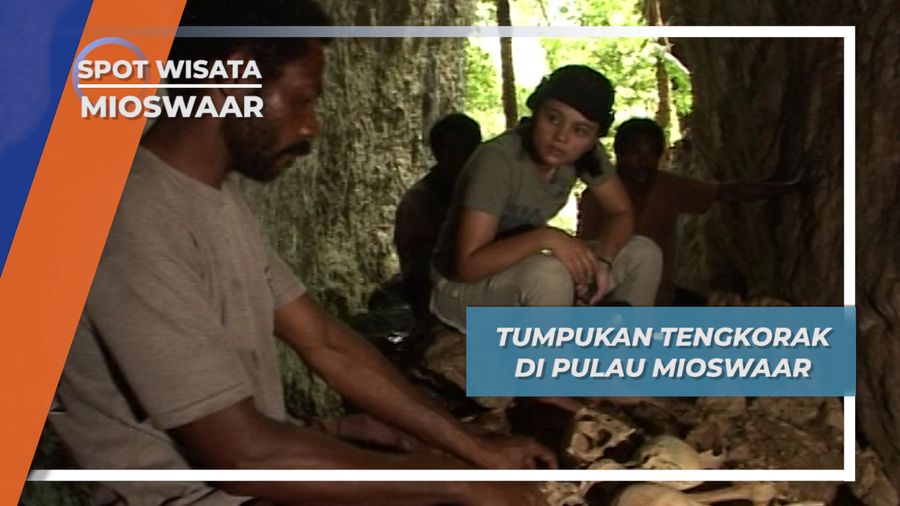 Tumpukan Tengkorak di Pulau Mioswaar, Papua Barat