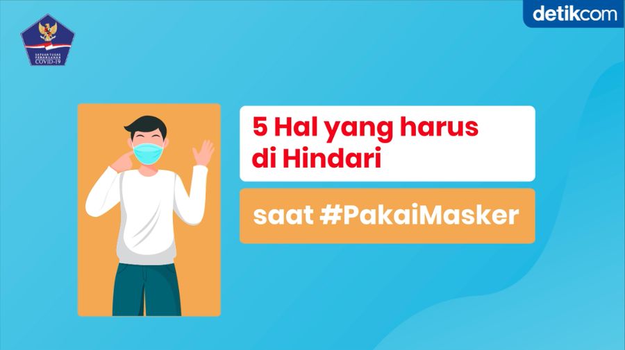 Awas! 5 Hal Ini Harus Dihindari Saat Pakai Masker