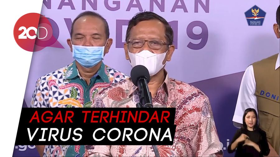 Mahfud MD Ajak Masyarakat Disiplin 3M dan 3T