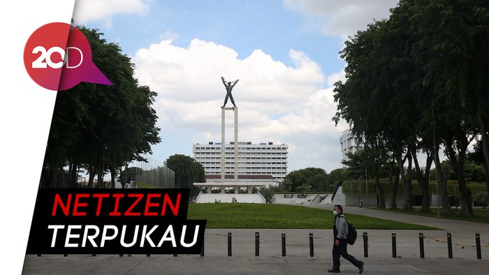 Birunya Langit Jakarta Hari Ini Jadi Trending Topic