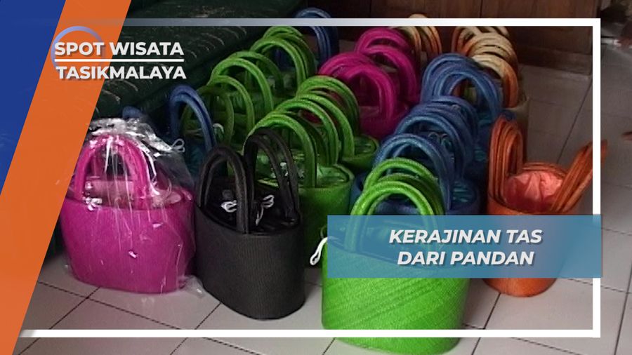Menyulap Pandan Liar Menjadi Tas, Keahlian Warga Tasikmalaya Secara Turun-tenurun