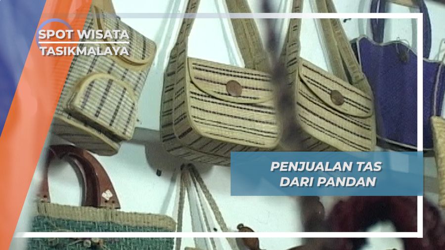 Bali, Pasar Terbesar Penjualan Tas Pandan Tasikmalaya, Jawa Barat