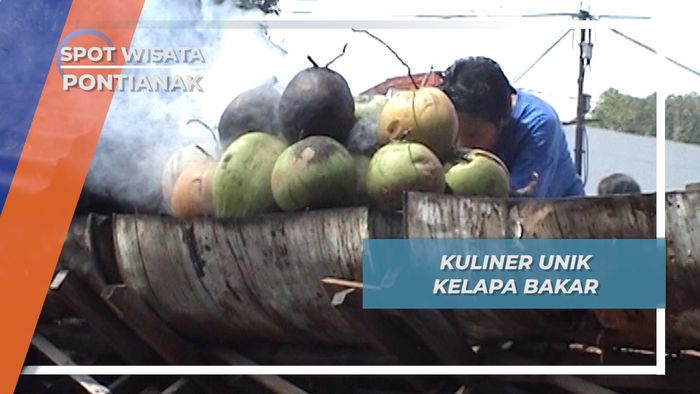 Segar dan Berkhasiat, Kuliner Unik Kelapa Muda Bakar Pontianak, Kalimantan Barat