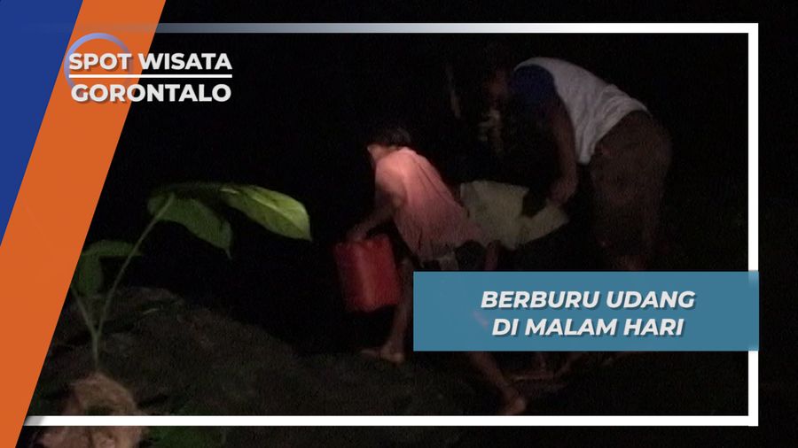 Berburu Udang di Sungai, Biasa Dilakukan Suku Polahi pada Malam Hari, Gorontalo
