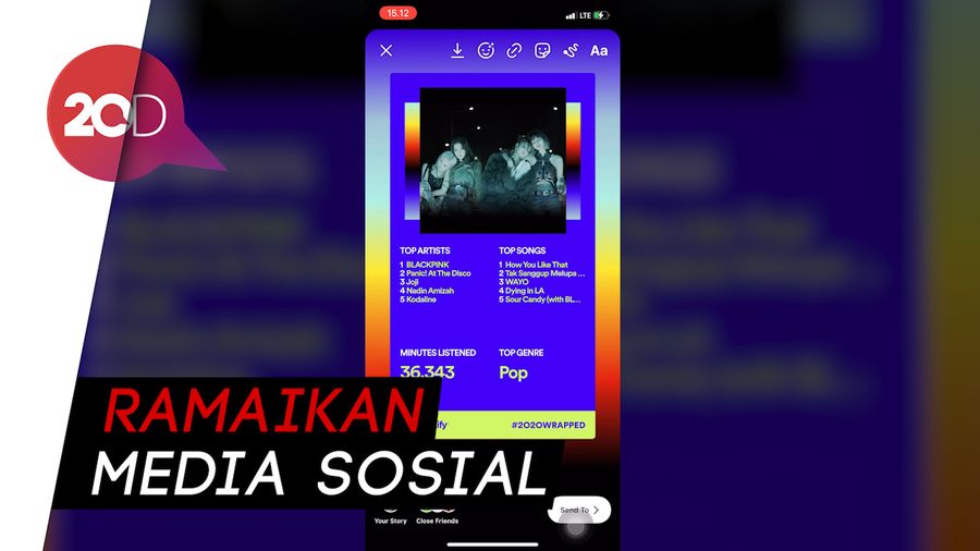 Viral Spotify Wrapped 2020, Begini Cara Bikinnya!
