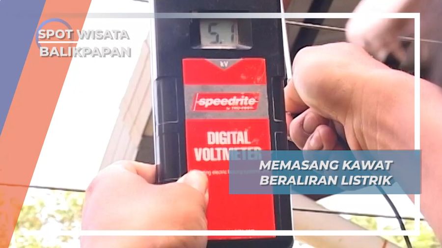 Kawat Beraliran Listrik, Pagar Pembatas untuk Beruang Madu, Balikpapan