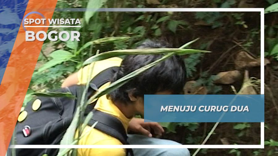 Medan Menantang Menuju Curug Dua, Bogor